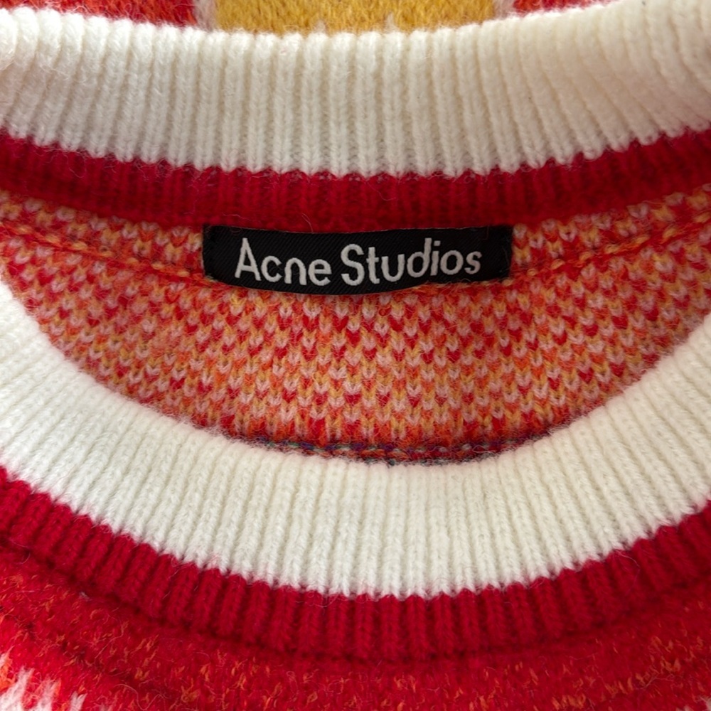 Acne Studios Rainbow Fair Isle Sweater - Picture 6 of 8